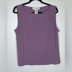 Sag Harbor Lavender Sleeveless Blouse. Size XL. Career. Casual.